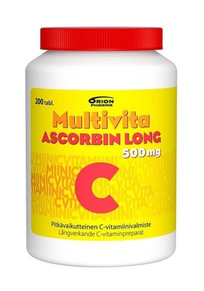 Multivita Ascorbin Long 500 mg 200 tabl. 17,90 €