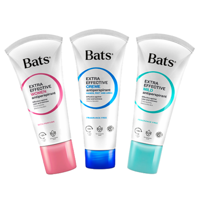 Bats antiperspirantit 60 ml 6,90 €