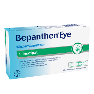 Bepanthen Eye kerta-annospipetit 40 kpl 20,90 €