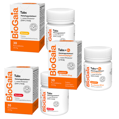 Biogaia tabs 30 purutabl. 12,90 €