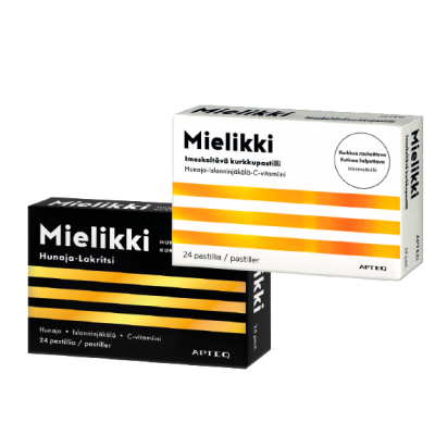 Mielikki kurkkupastilli 24 tabl. 6,90 €
