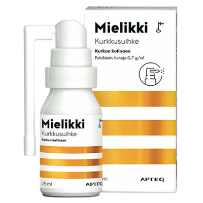 Apteq Mielikki kurkkusuihke 25 ml 8,90 €