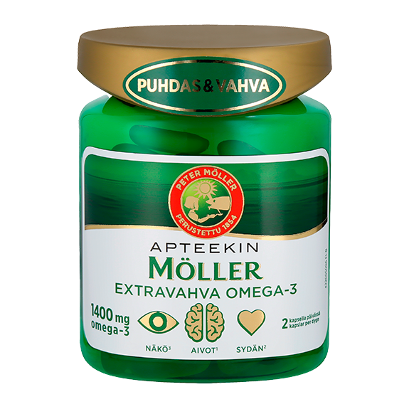 Apteekin Möller Extravahva Omega-3 76 kaps 20,90 €