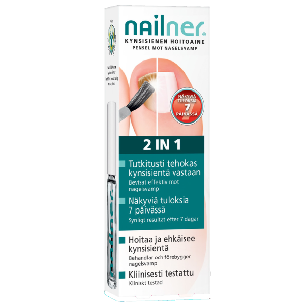 Nailner 2 in 1 kynsisienen hoitoaine 5 ml 29,90 €