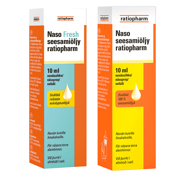 Naso Ratiopharm seesamiöljysumute 10 ml 8,90 €