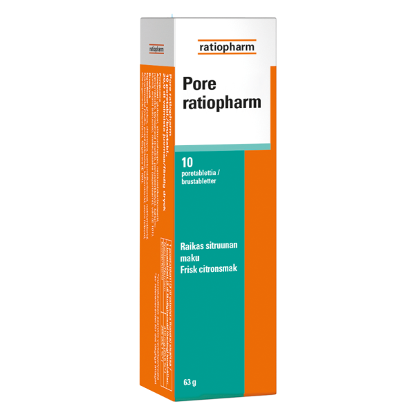 Pore Ratiopharm 10 poretabl. 11,90 €