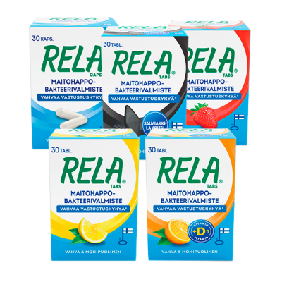 Rela Tabs tai Caps 30 kpl 11,90 €